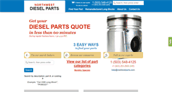 Desktop Screenshot of nwdieselparts.com